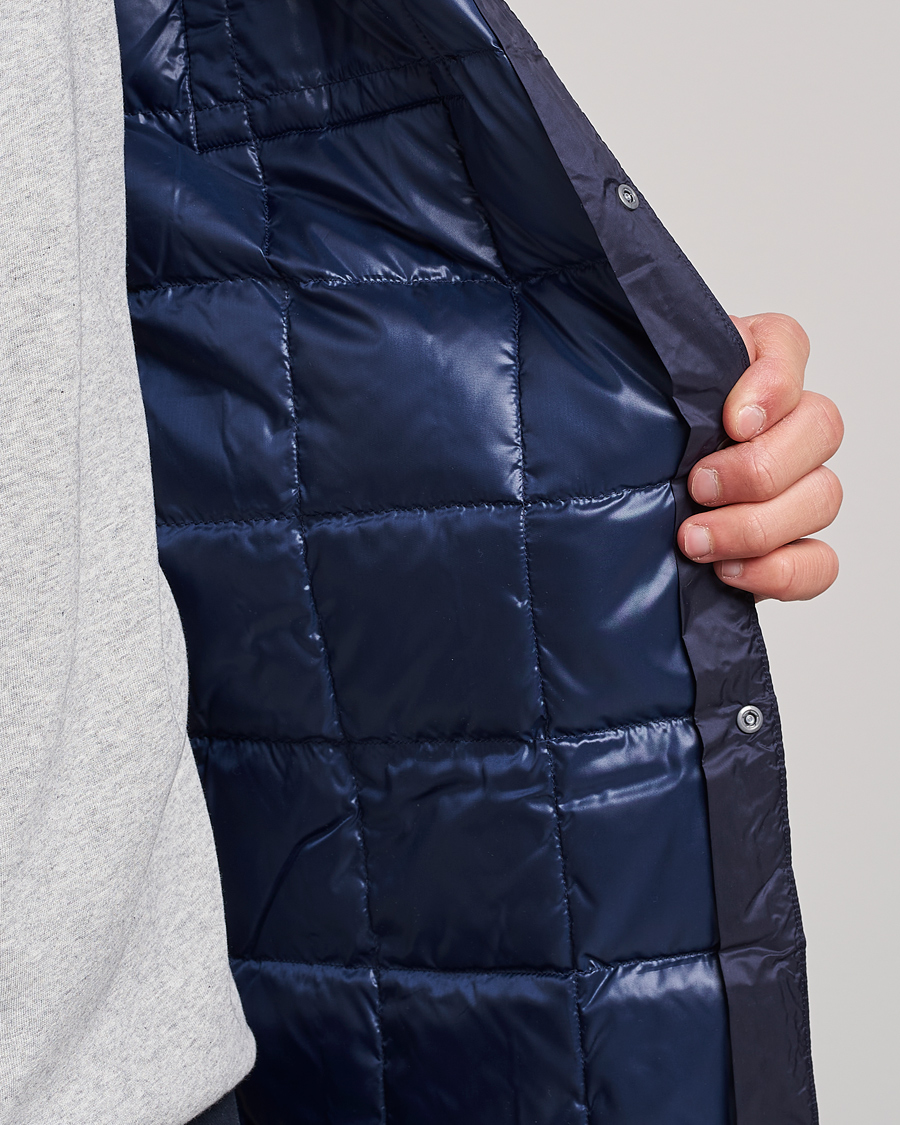 Heren | Overhemden | TAION | Lightweight Down Shirt Navy