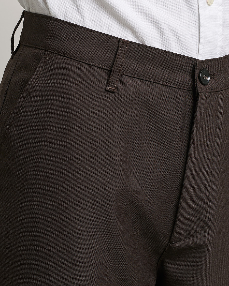 Heren | Broeken | Sunflower | Soft Wool Trousers Brown