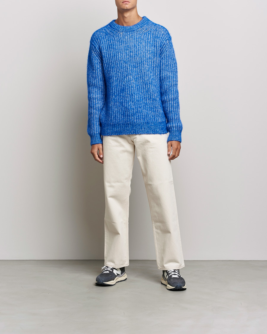Heren | Truien | Sunflower | Field Sweater Electric Blue
