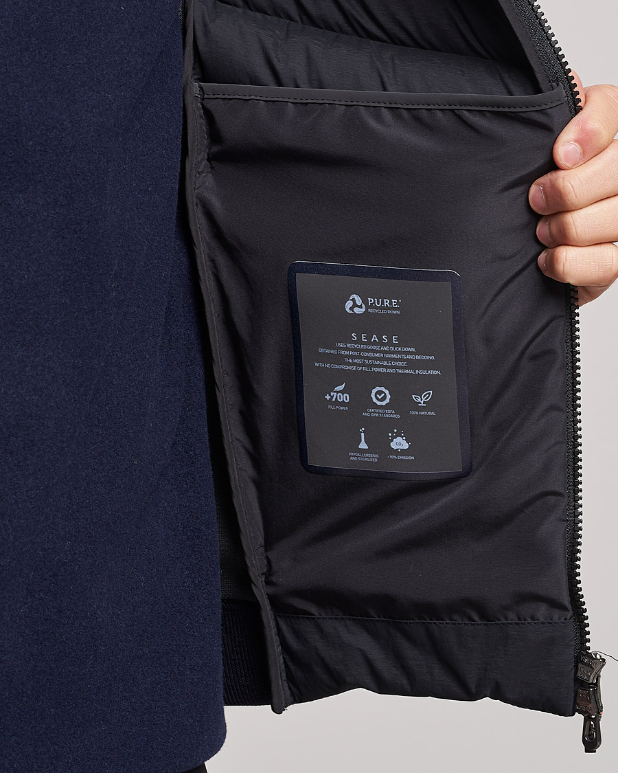 Heren | Jassen | SEASE | Warmer Down Vest Caviar
