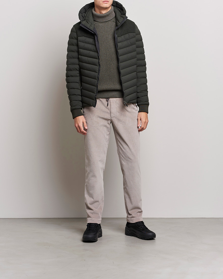 Heren | Jassen | SEASE | Warmer Down Jacket Dark Green