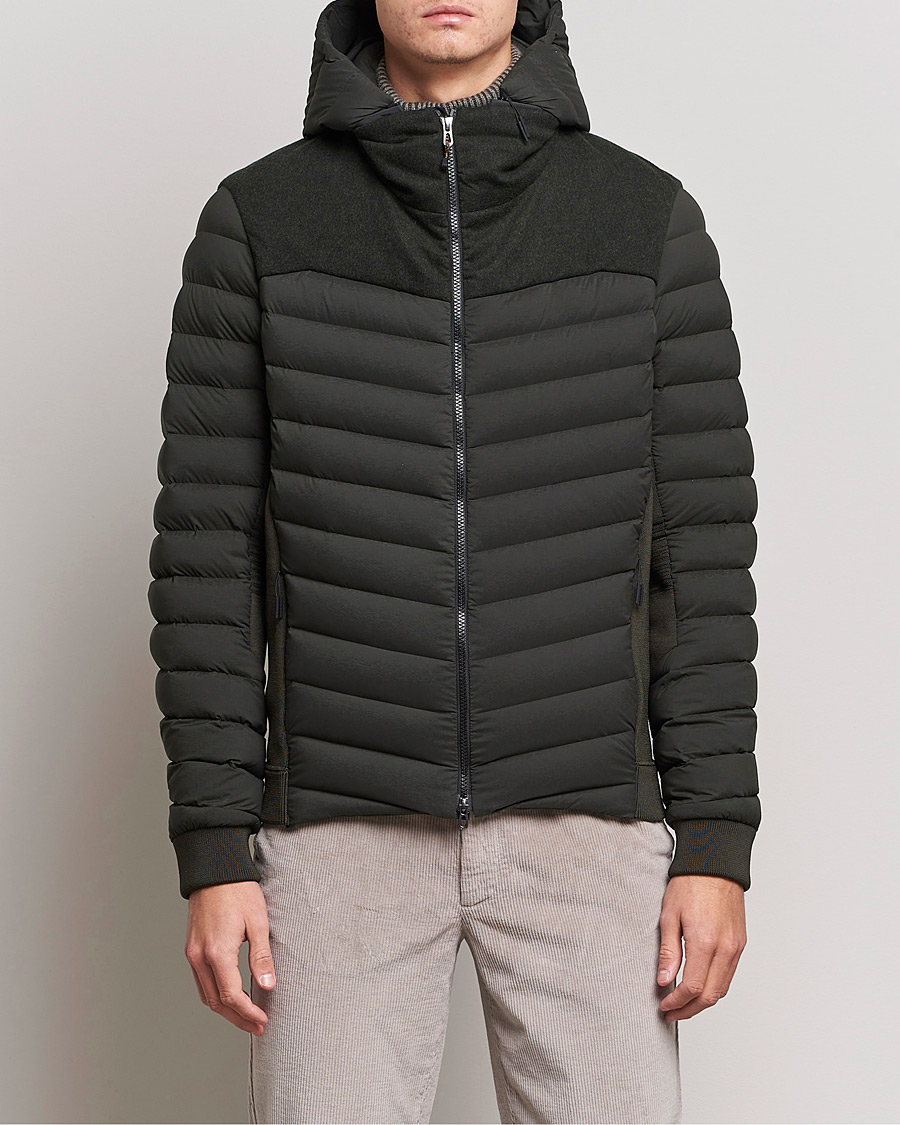 Heren | Jassen | SEASE | Warmer Down Jacket Dark Green