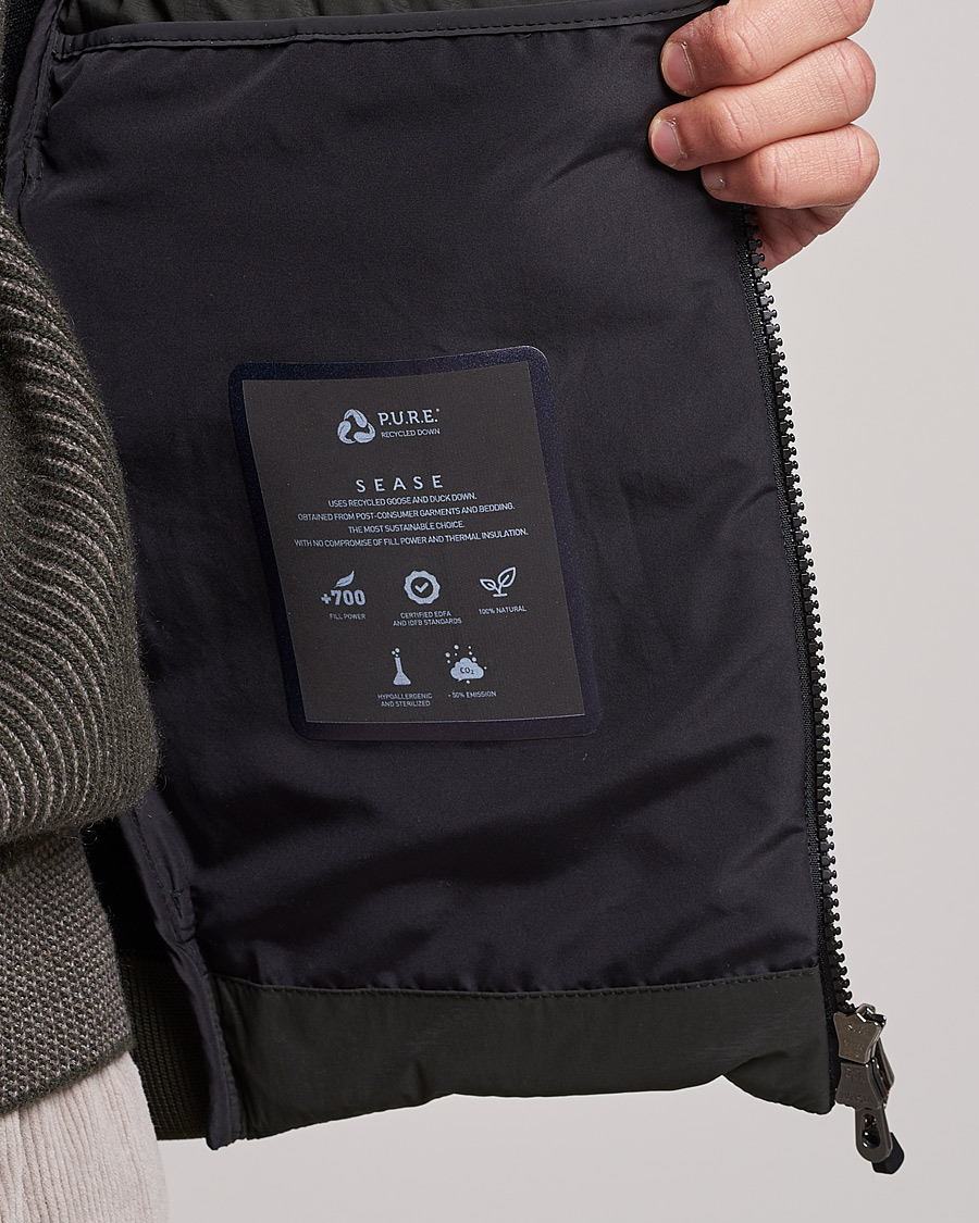 Heren | Jassen | SEASE | Warmer Down Jacket Dark Green