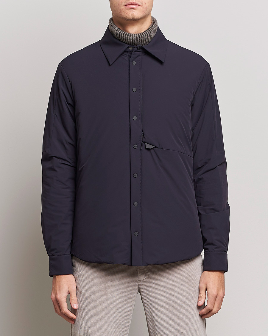 Heren | Jassen | SEASE | Gate Padded Overshirt Navy
