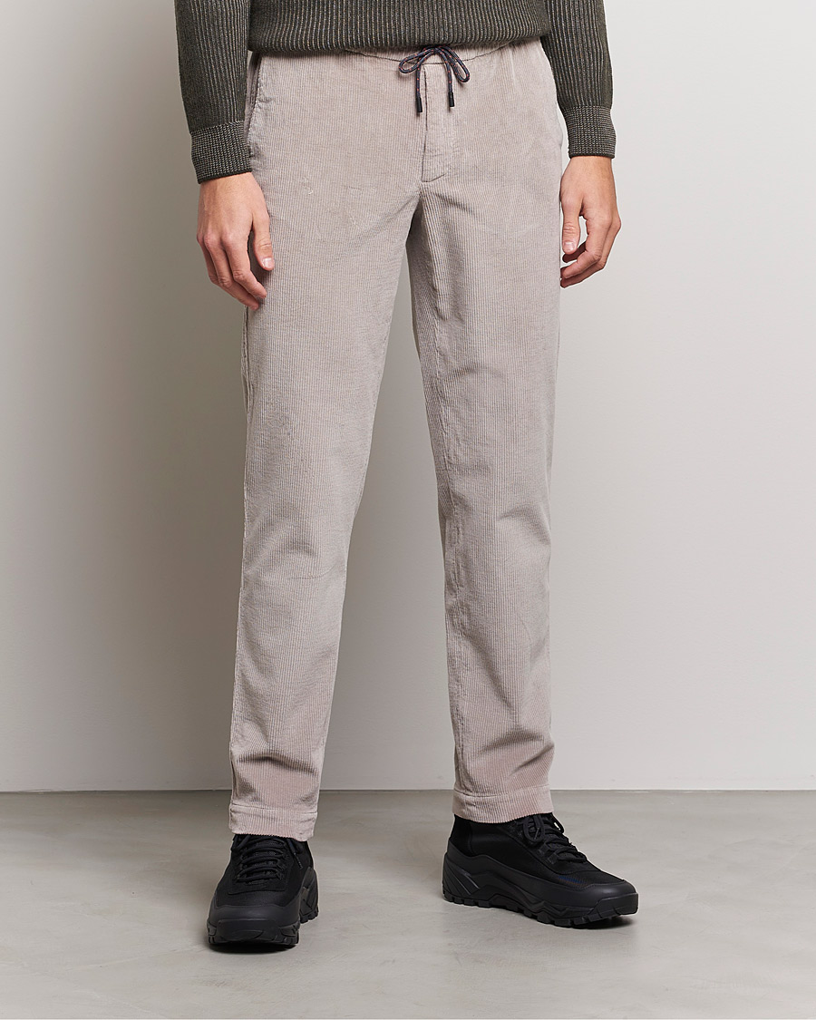 Heren | Broeken | SEASE | Mindset Drawstrig Pants Pearl Grey