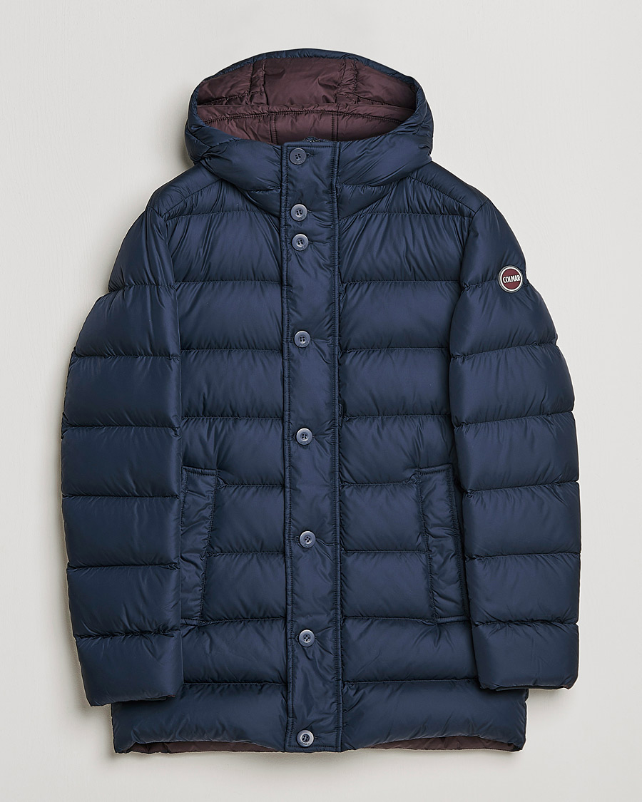 Heren | Jassen | Colmar | Concrete Mid Down Parka Navy