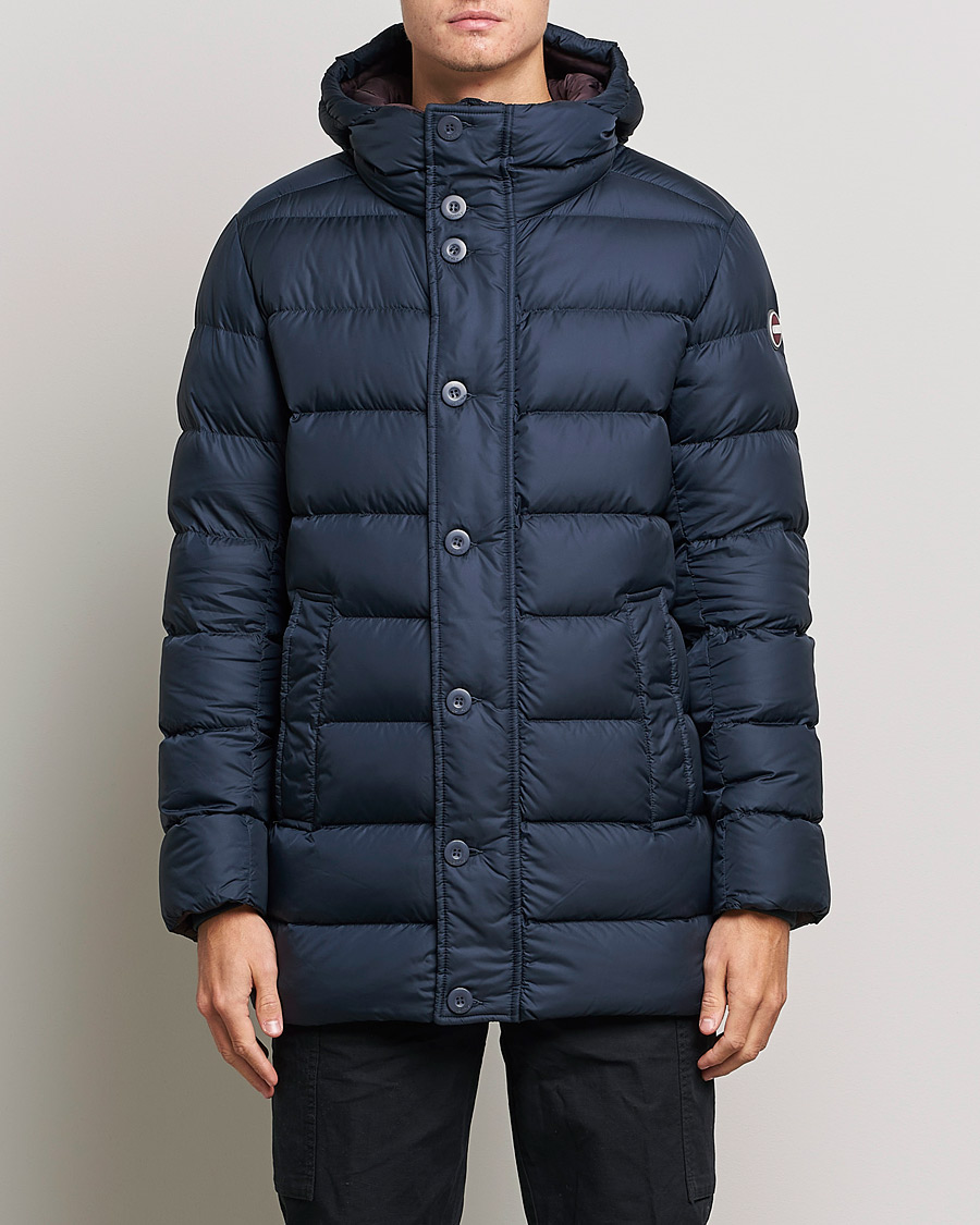Heren | Jassen | Colmar | Concrete Mid Down Parka Navy
