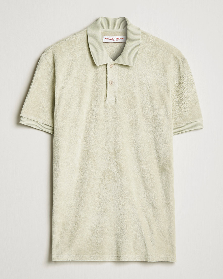 Heren | Polo's | Orlebar Brown | Jarrett Towelling Polo Parched Green