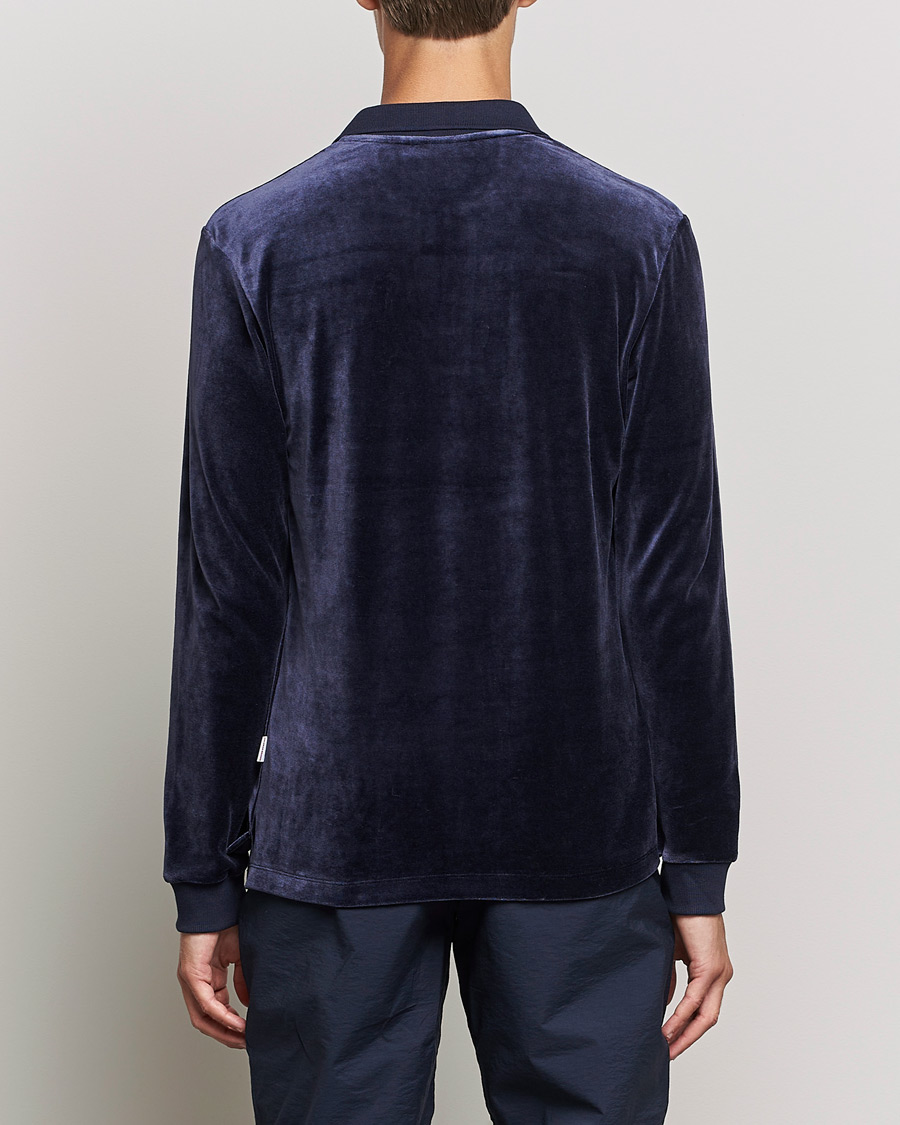 Heren | Truien | Orlebar Brown | Bouvet Cotton/Modal Polo Night Iris