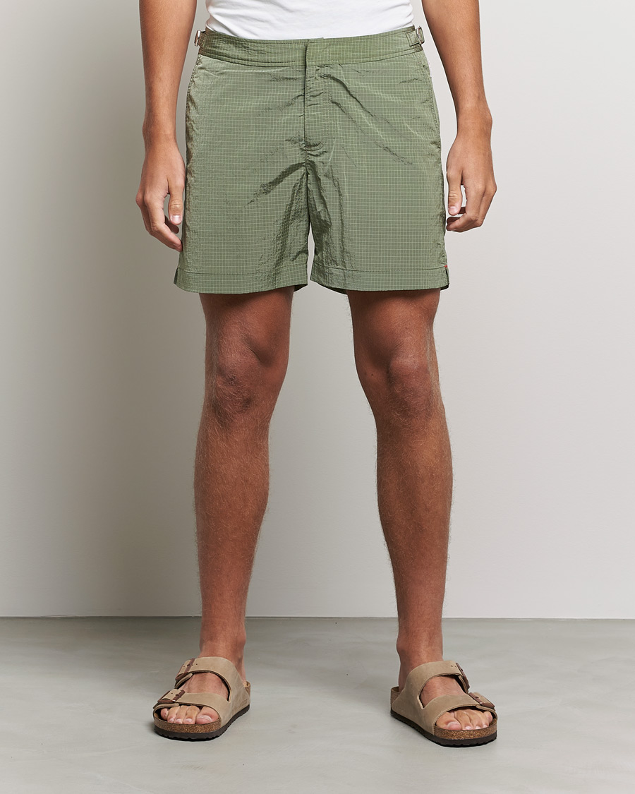 Heren | Zwembroek | Orlebar Brown | Bulldog Ripstop Swim Shorts Parachute Green