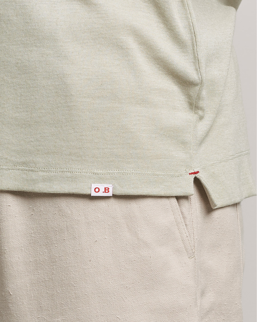 Heren | T-shirts | Orlebar Brown | OB Classic Modal/Cashmere T-Shirt Parched Green
