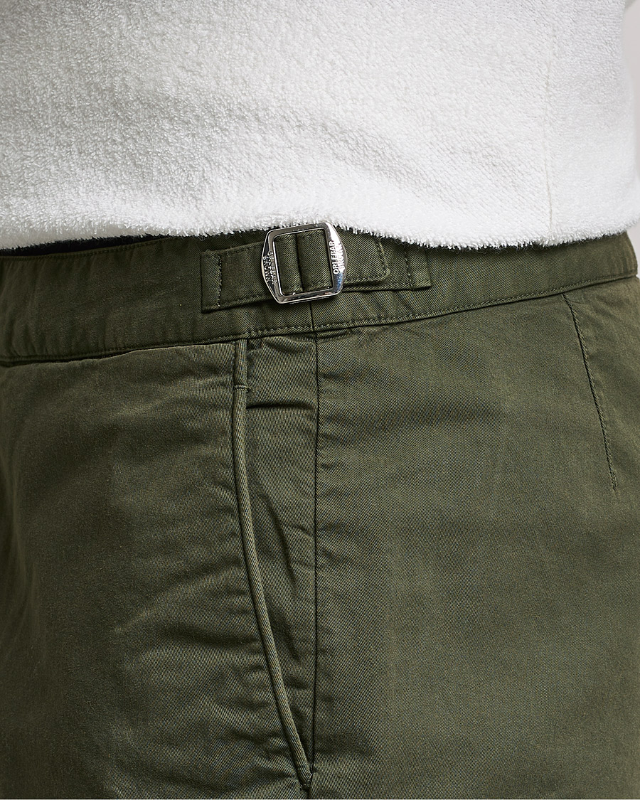 Heren | Korte broek | Orlebar Brown | Bulldog Cotton Twill Shorts Forest Night