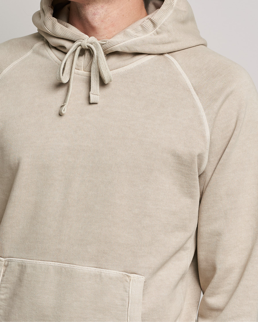 Heren | Truien | Orlebar Brown | Francis Garment Dyed Cotton Hood Parched Green