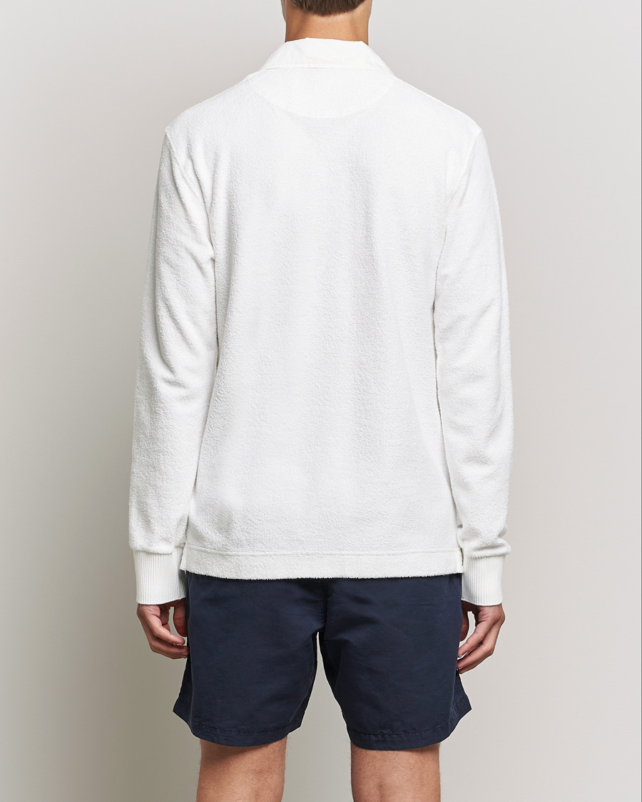 Heren | Truien | Orlebar Brown | Tasman Garment Dyed Cotton Toweling Polo Cloud