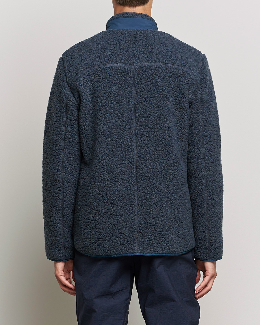 Heren | Truien | Orlebar Brown | Auster Sherpa Fleece Dark Nocturnal Navy