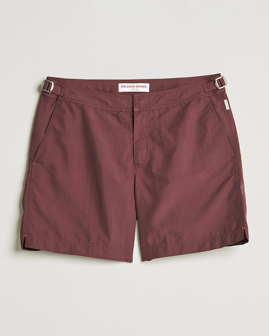 Heren | Zwembroek | Orlebar Brown | Bulldog II Medium Lenght Swim Shorts Damson