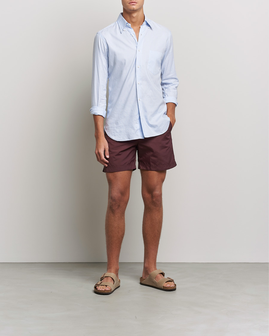 Heren | Zwembroek | Orlebar Brown | Bulldog II Medium Lenght Swim Shorts Damson