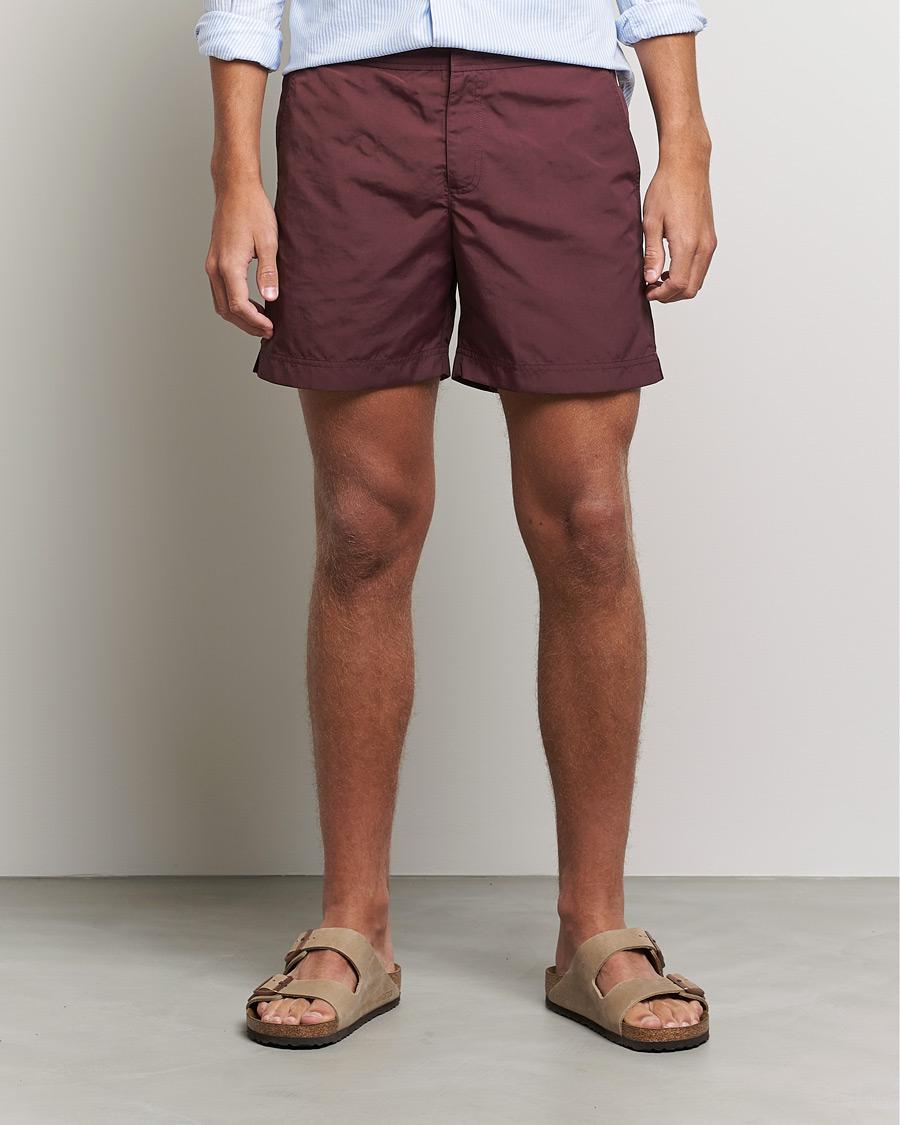 Heren | Zwembroek | Orlebar Brown | Bulldog II Medium Lenght Swim Shorts Damson