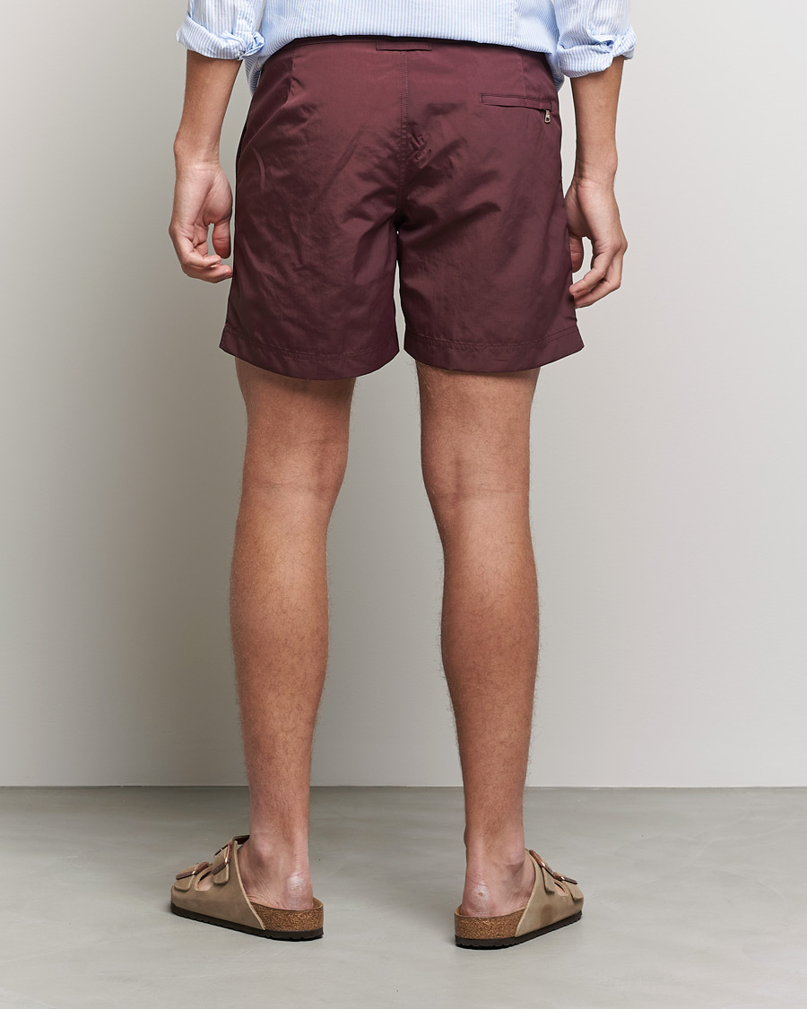 Heren | Zwembroek | Orlebar Brown | Bulldog II Medium Lenght Swim Shorts Damson