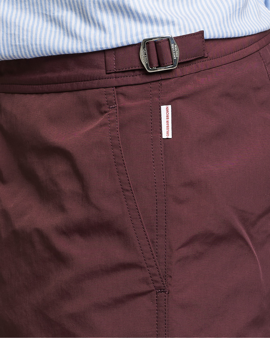 Heren | Zwembroek | Orlebar Brown | Bulldog II Medium Lenght Swim Shorts Damson
