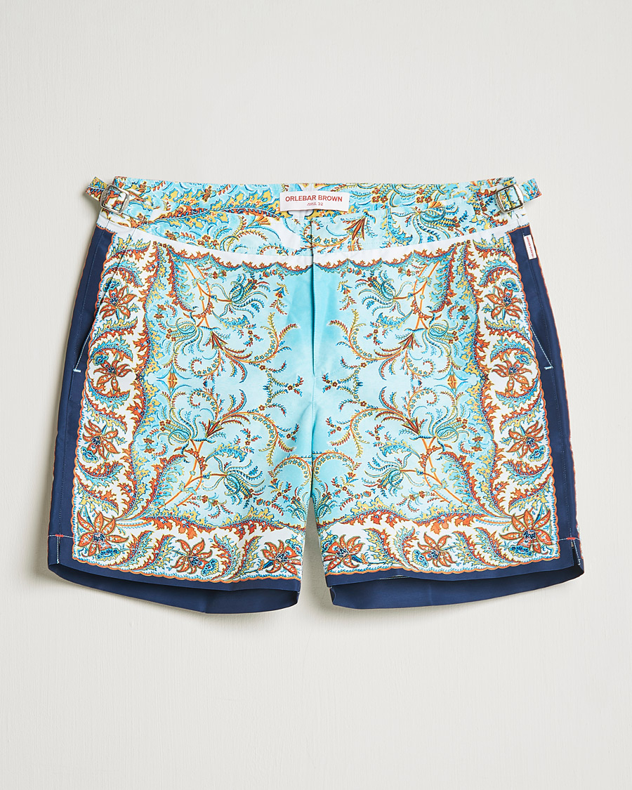 Heren | Zwembroek | Orlebar Brown | Bulldog Praire Paisley Swim Shorts Multi