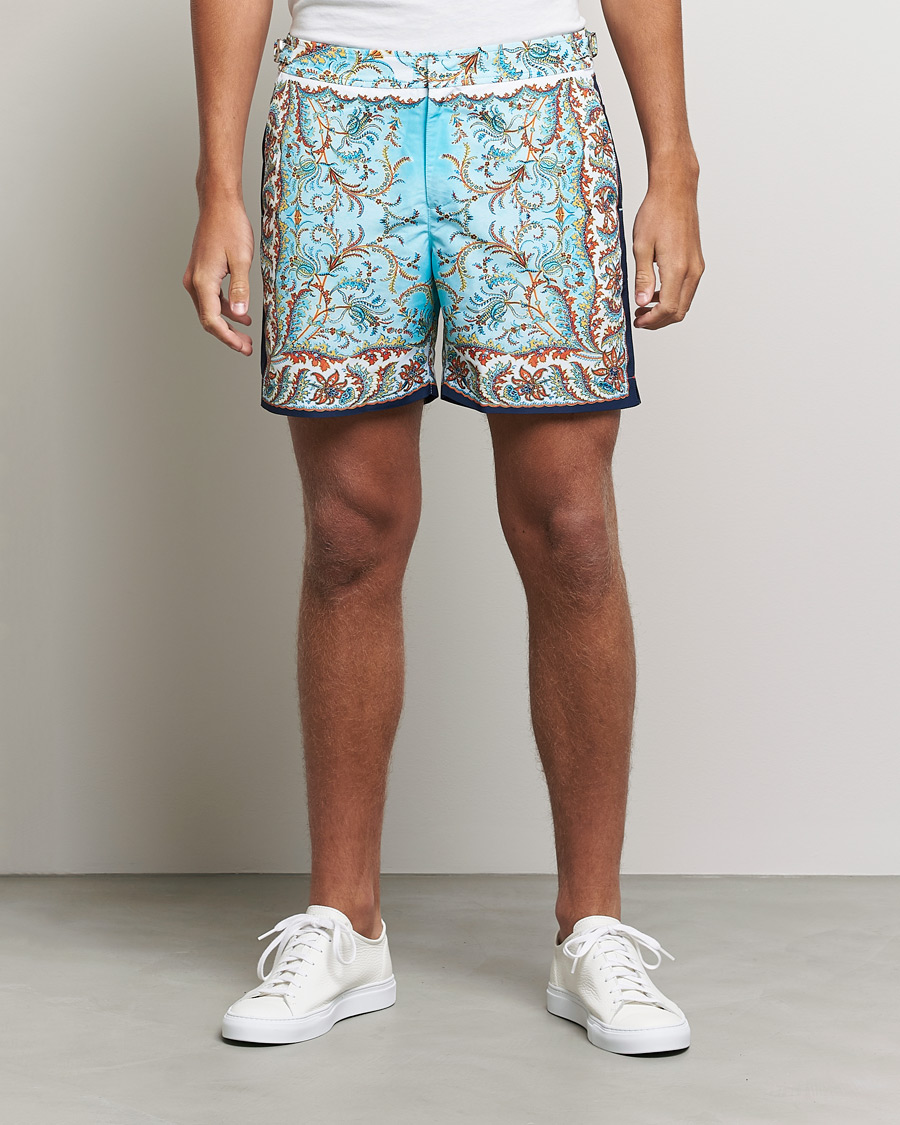 Heren | Zwembroek | Orlebar Brown | Bulldog Praire Paisley Swim Shorts Multi