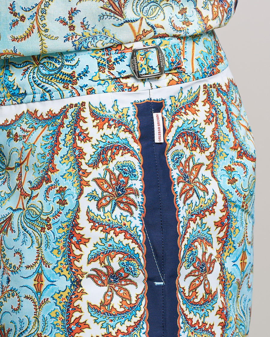 Heren | Zwembroek | Orlebar Brown | Bulldog Praire Paisley Swim Shorts Multi