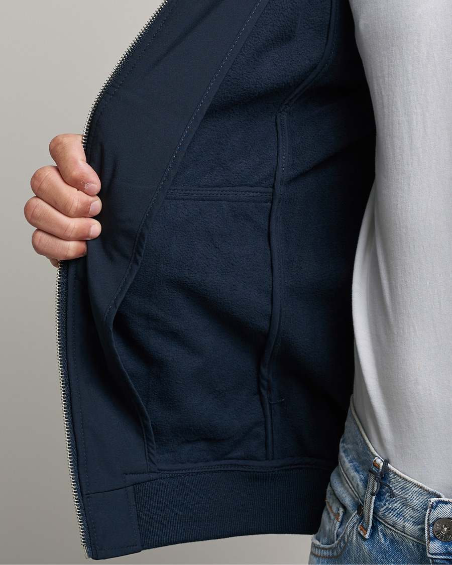 Heren | Jassen | Lyle & Scott | Softshell Hooded Jacket Dark Navy