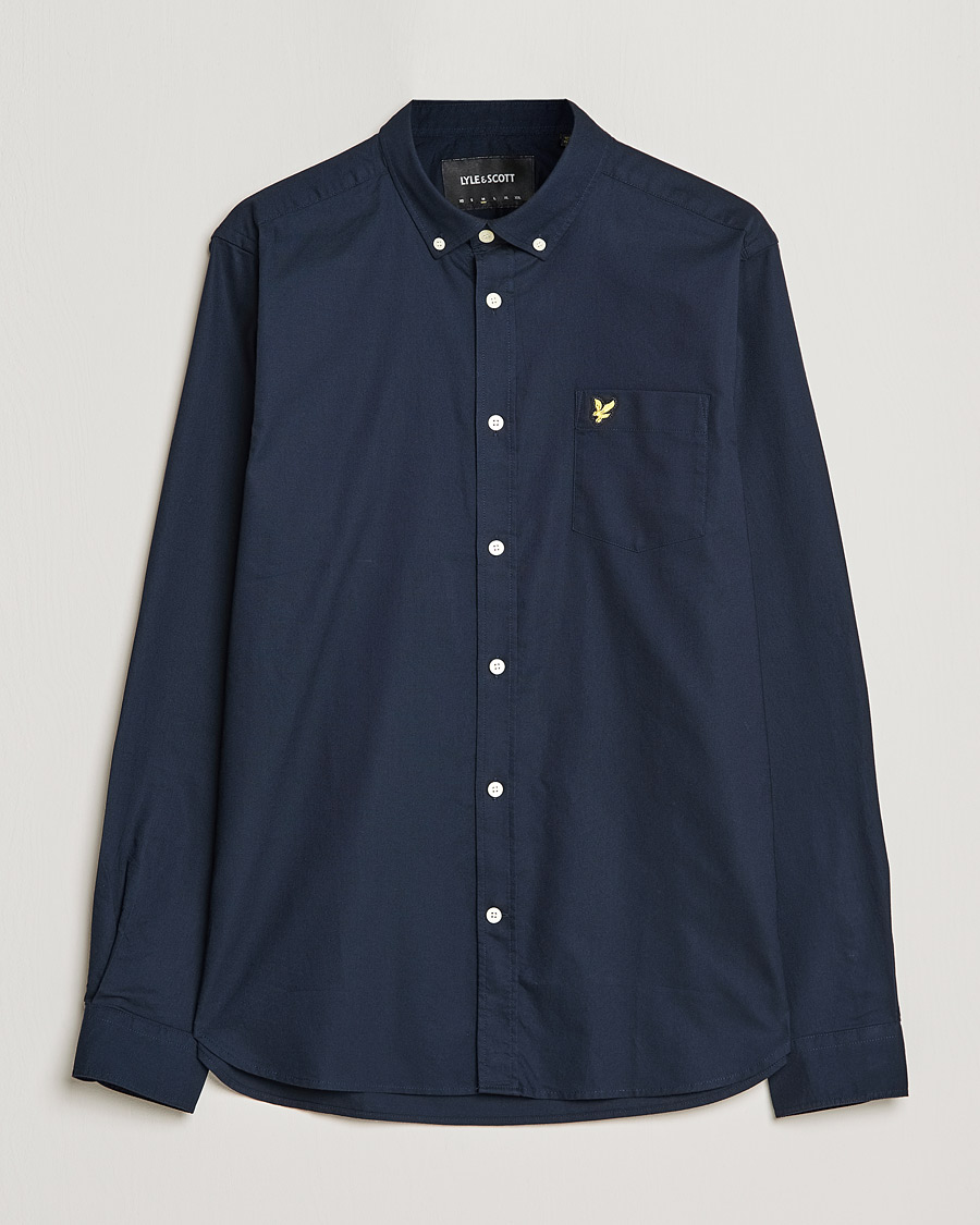 Heren | Overhemden | Lyle & Scott | Lightweight Oxford Shirt Navy