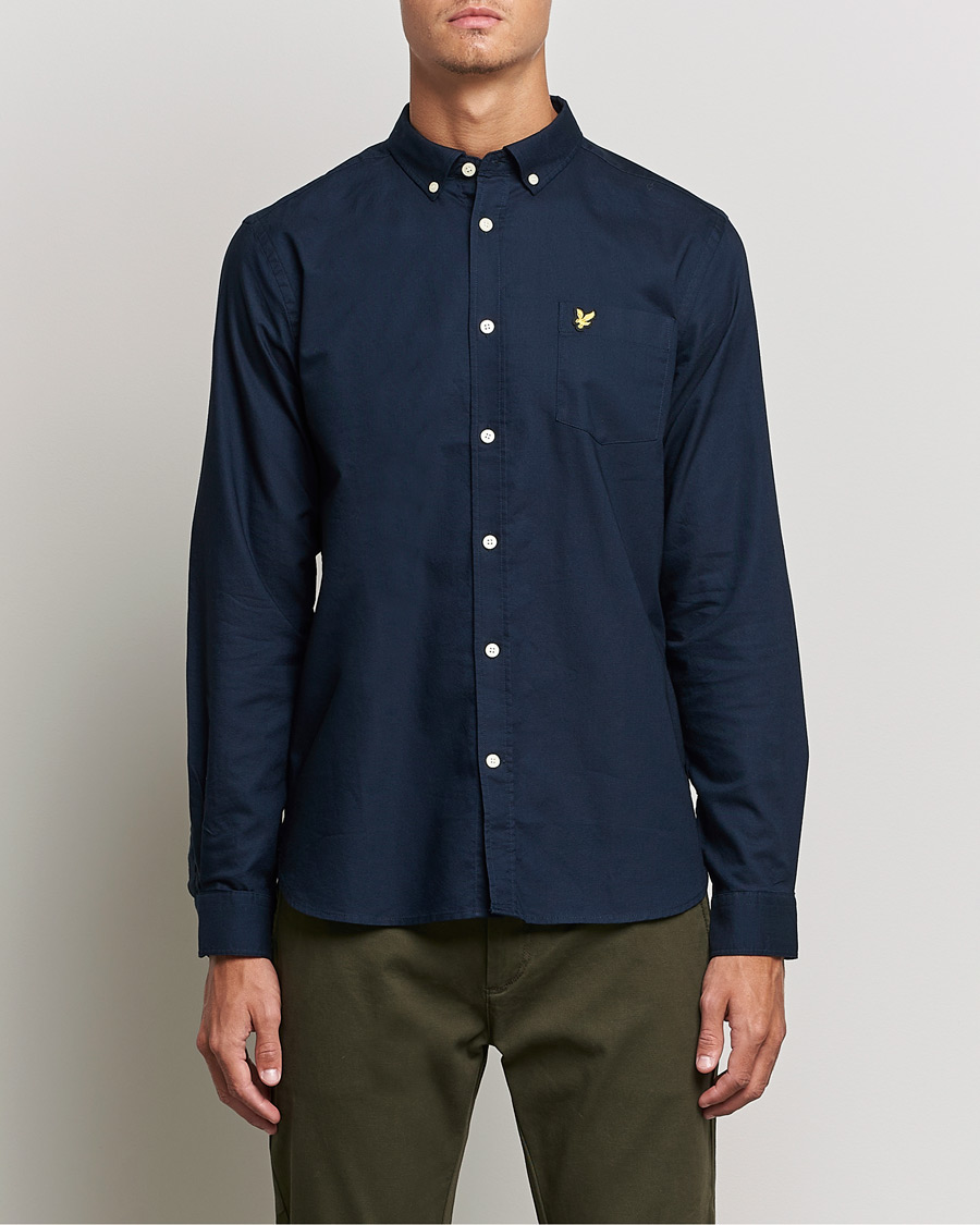 Heren |  | Lyle & Scott | Lightweight Oxford Shirt Navy