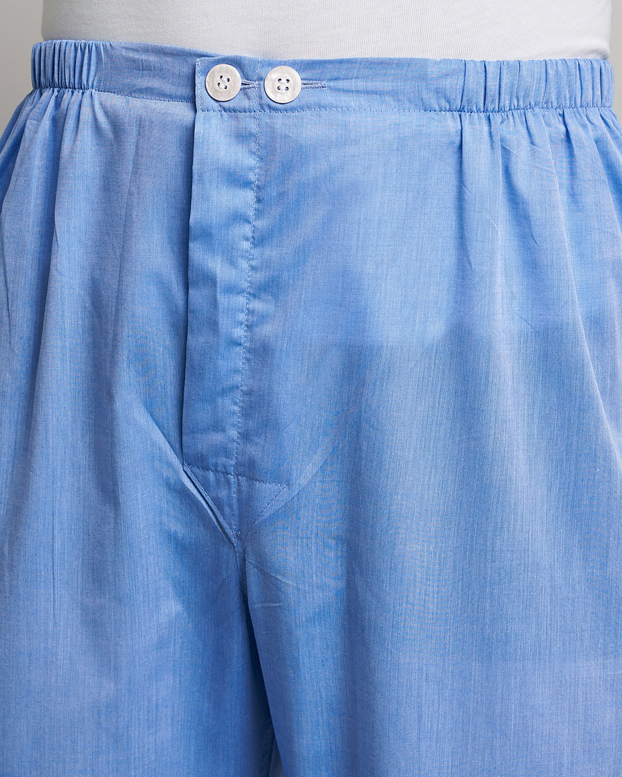 Heren | Derek Rose Cotton Pyjama Set Blue | Derek Rose | Cotton Pyjama Set Blue