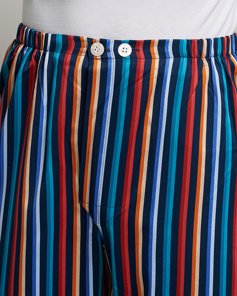 Heren | Pyjama's en gewaden | Derek Rose | Striped Cotton Pyjama Set Multi