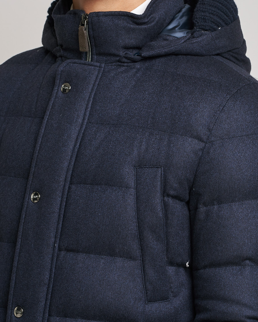 Heren | Jassen | Herno | Cashmere Parka Navy