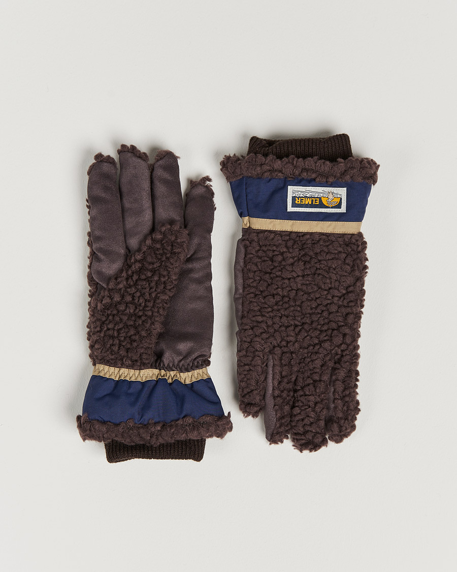 Heren | Elmer by Swany Sota Wool Teddy Gloves Brown | Elmer by Swany | Sota Wool Teddy Gloves Brown
