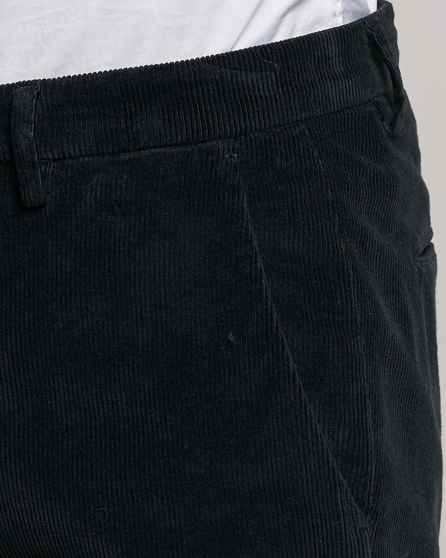 Heren | Broeken | Briglia 1949 | Slim Fit Corduroy Trousers Black