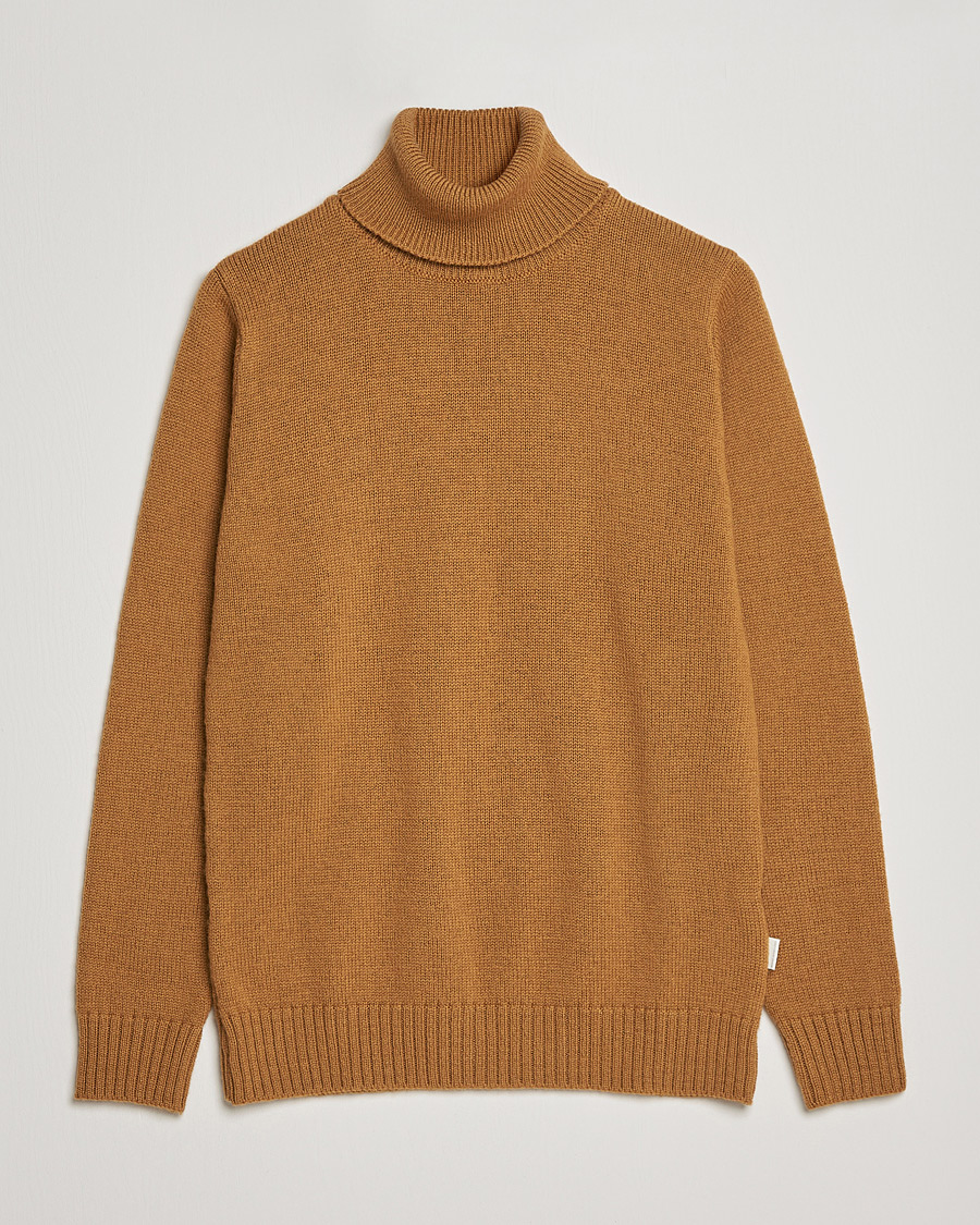 Heren | Truien | Peregrine | Maker´s Stitch Merino Polo Wheat
