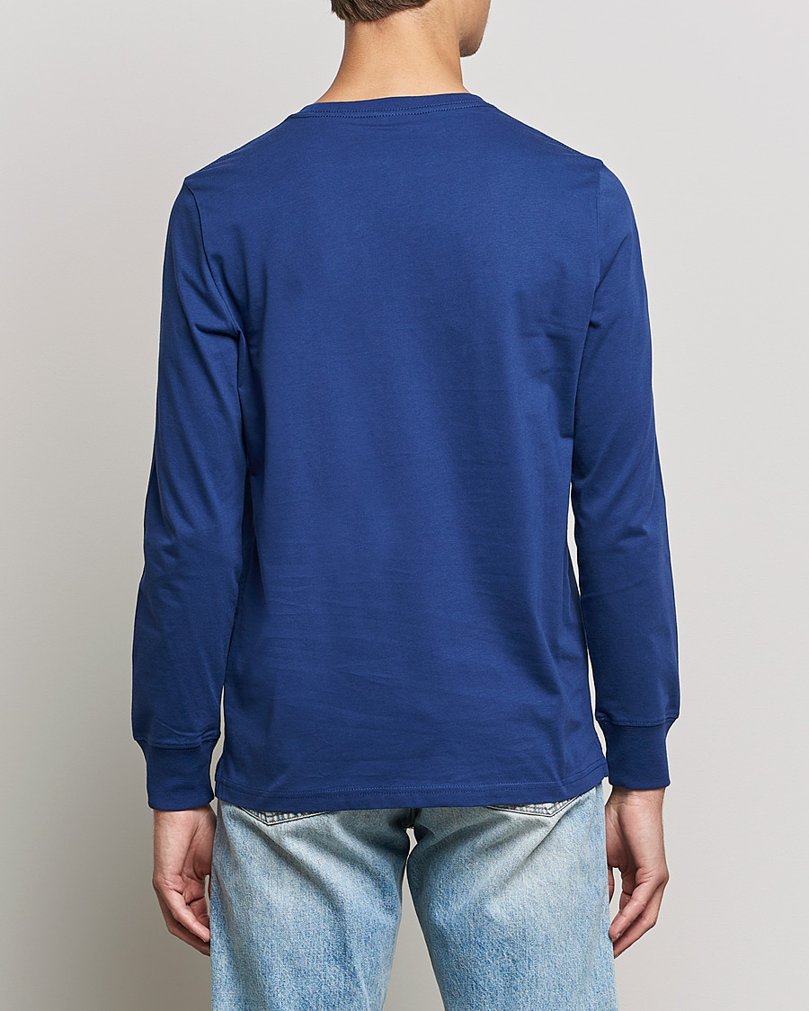 Heren | T-shirts | PS Paul Smith | Zebra Organic Cotton Long Sleeve T-Shirt Navy