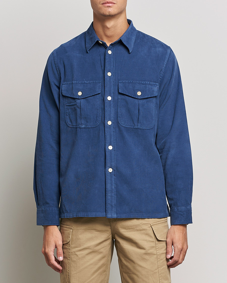 Heren | Overhemden | PS Paul Smith | Casual Fit Cotton Shirt Navy
