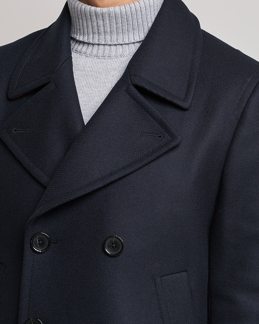 Heren | Jassen | PS Paul Smith | Wool Peacoat Navy