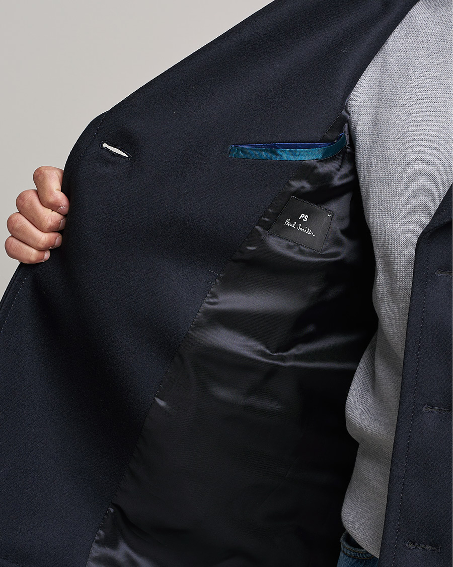 Heren | Jassen | PS Paul Smith | Wool Peacoat Navy