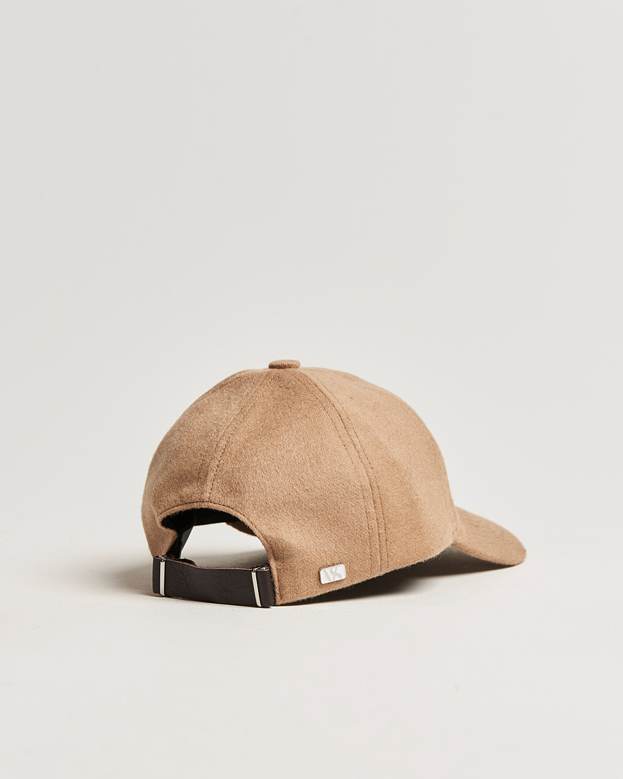 Heren | Hoeden en petten | Varsity Headwear | Cashmere Soft Front Baseball Cap Camel