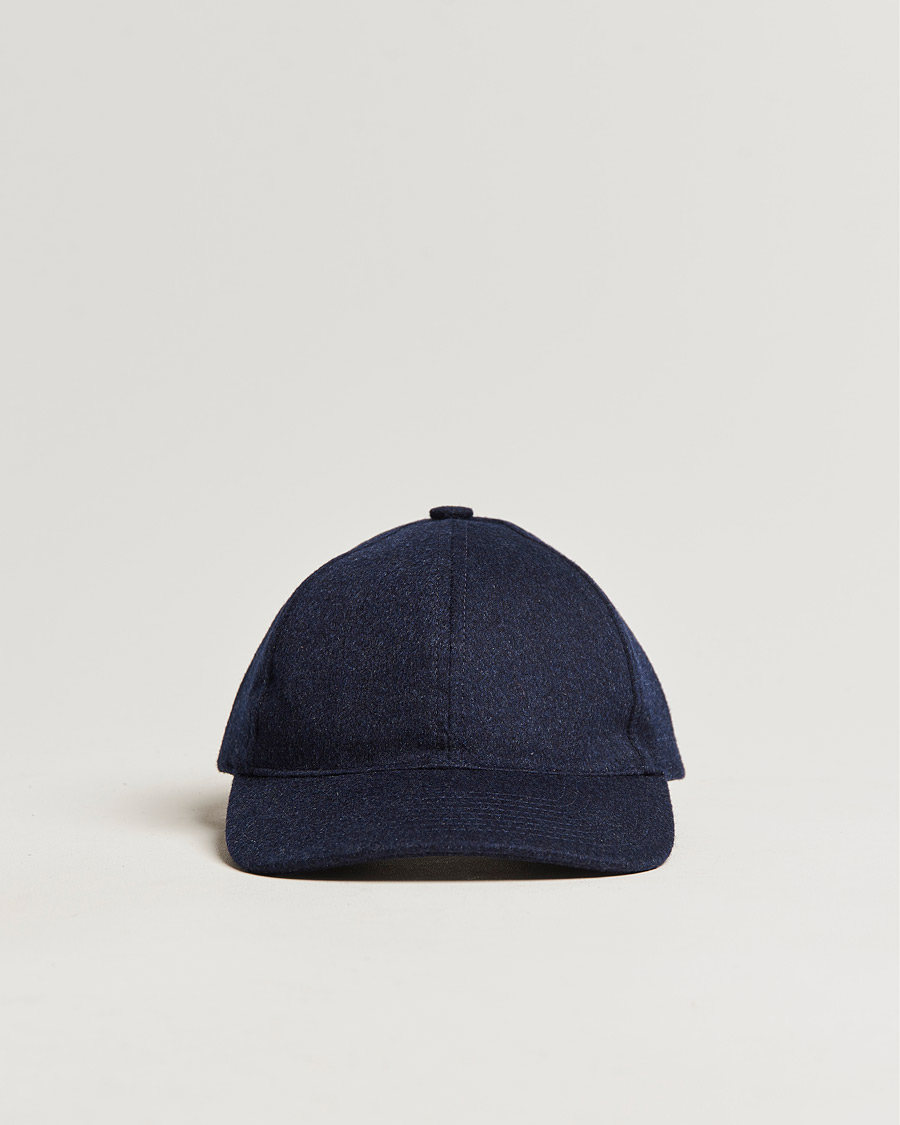 Heren | Hoeden en petten | Varsity Headwear | Cashmere Soft Front Baseball Cap Royal Blue