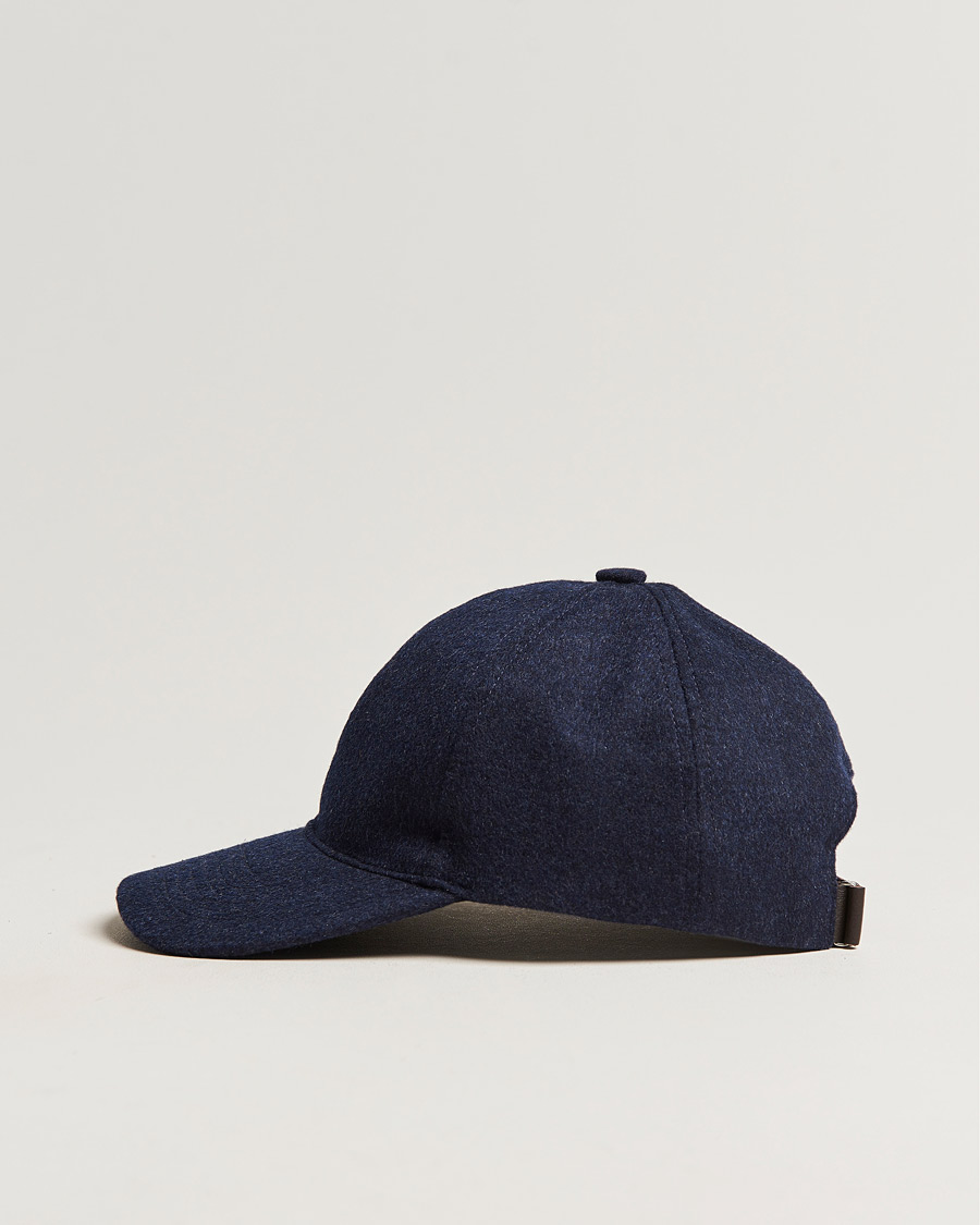 Heren | Hoeden en petten | Varsity Headwear | Cashmere Soft Front Baseball Cap Royal Blue
