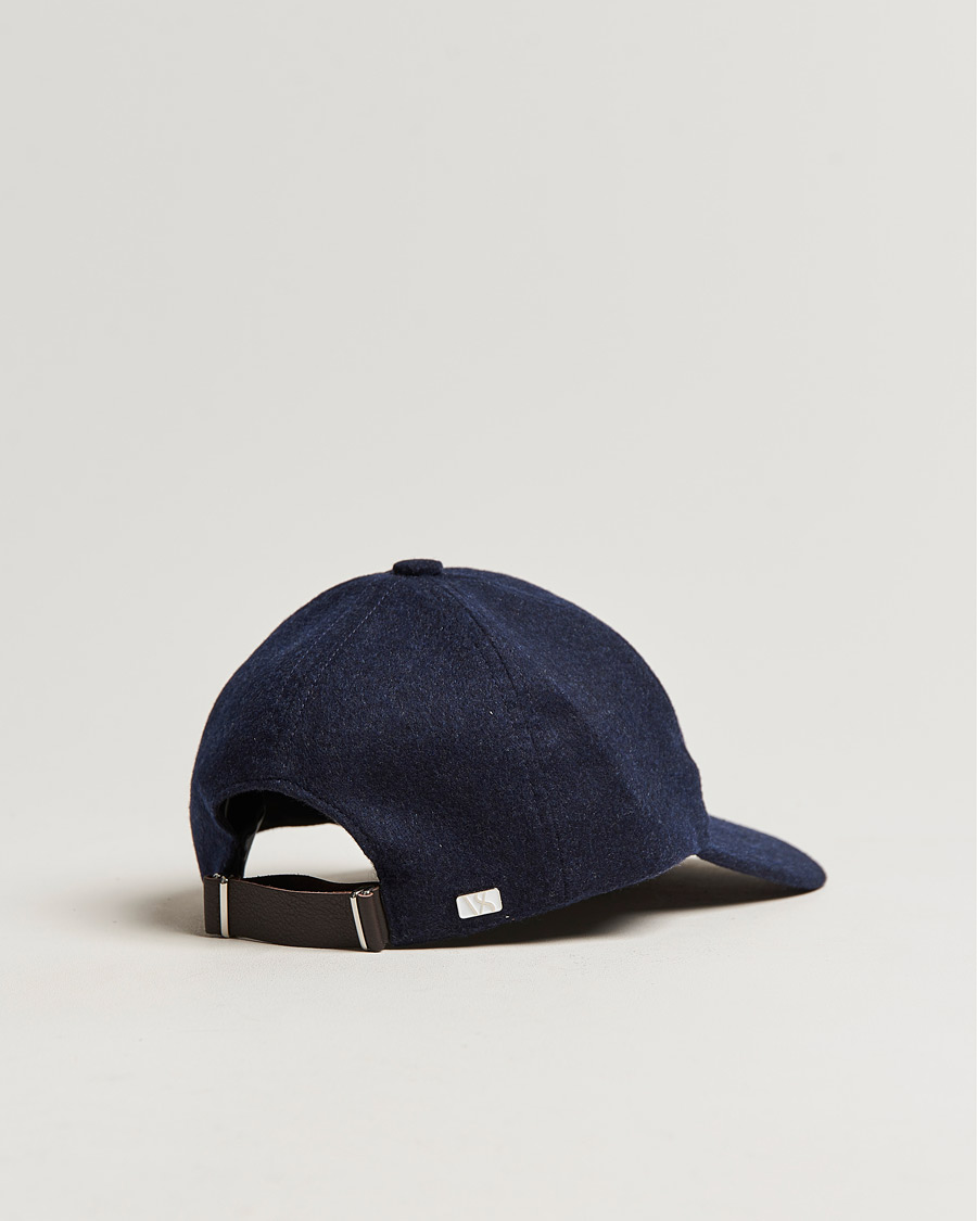 Heren | Hoeden en petten | Varsity Headwear | Cashmere Soft Front Baseball Cap Royal Blue