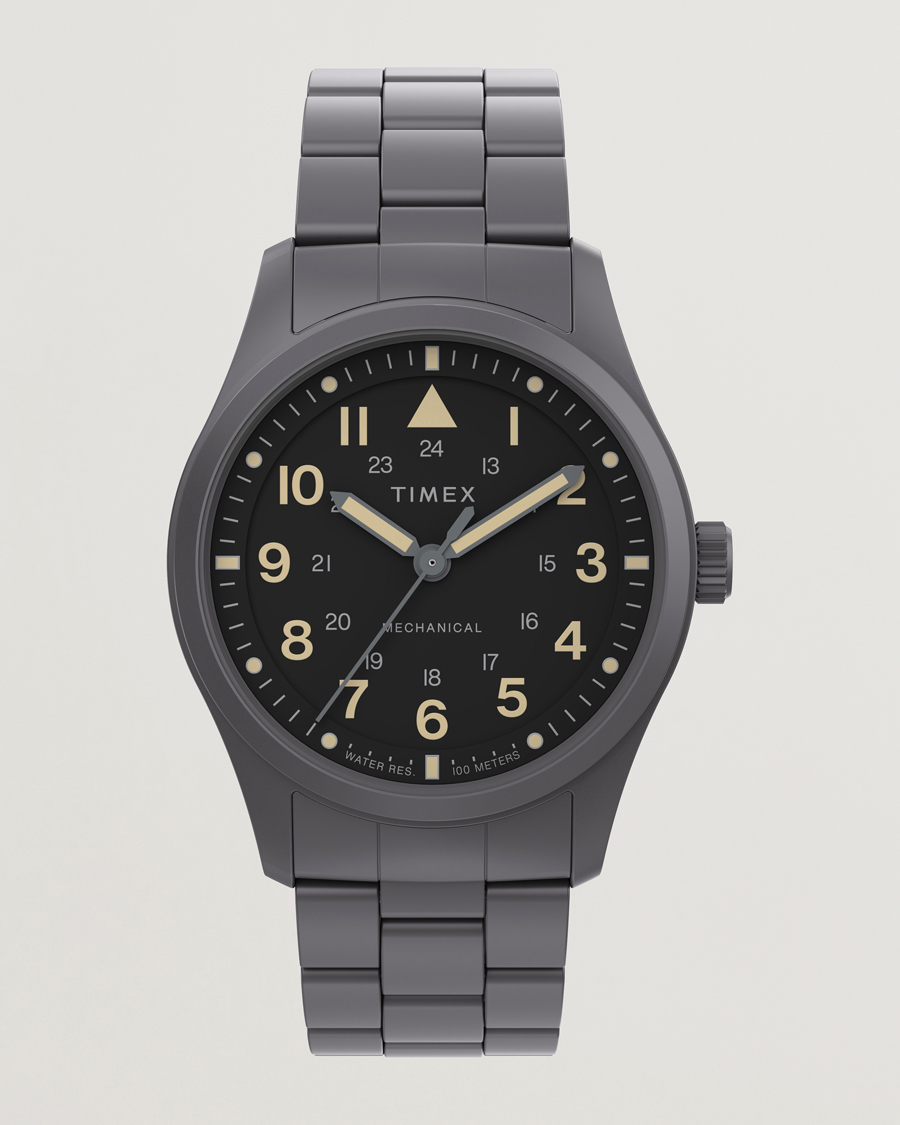 Heren | Timex Field Post Mechanical Watch 38mm Gunmetal Finish | Timex | Field Post Mechanical Watch 38mm Gunmetal Finish