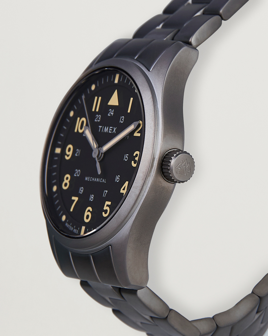 Heren | Timex Field Post Mechanical Watch 38mm Gunmetal Finish | Timex | Field Post Mechanical Watch 38mm Gunmetal Finish