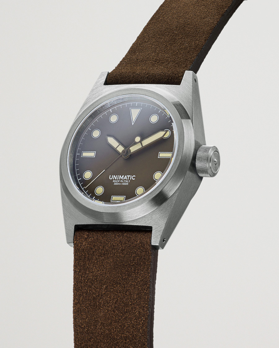Heren | UNIMATIC Modello Due Field Watch Mocha Brown | UNIMATIC | Modello Due Field Watch Mocha Brown