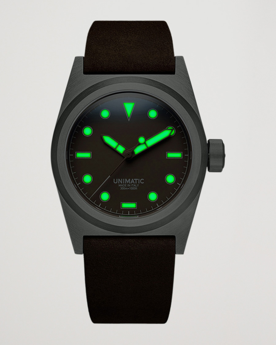 Heren | UNIMATIC Modello Due Field Watch Mocha Brown | UNIMATIC | Modello Due Field Watch Mocha Brown