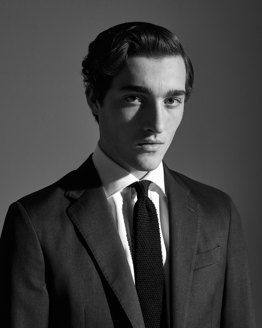 Heren | Beams F Knitted Silk Tie Black | Beams F | Knitted Silk Tie Black