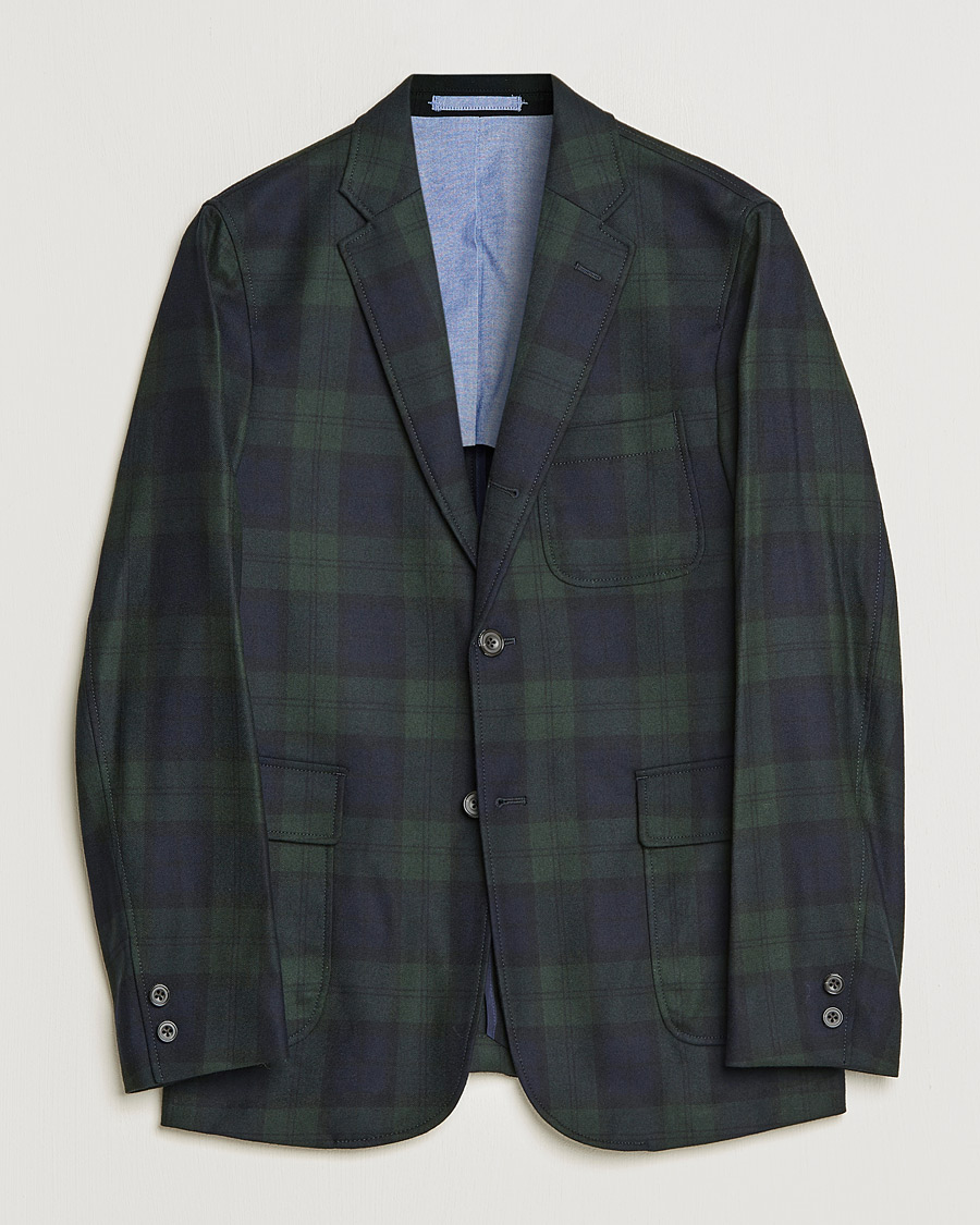 Heren | Blazers | BEAMS PLUS | Flannel Blazer Blackwatch